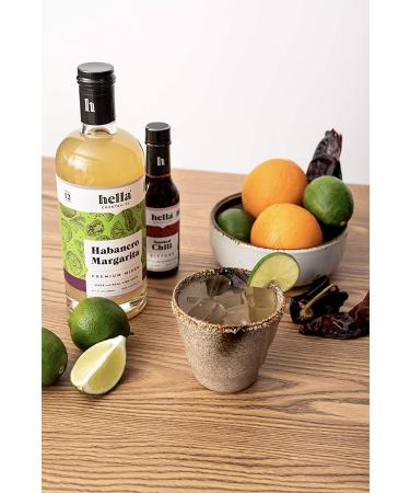 Hella Cocktail Co. Habanero Margarita Mixer 750ml - 3 Bottle Set with Real Lime Juice and Habanero Pepper | All Natural Ingredients | 25.4 Fl Oz (Pack of 3) - Buy Online on GoSupps.com