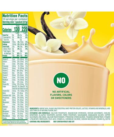 Carnation Breakfast Essentials High Protein Powder Drink Mix - Classic French Vanilla 10 Count Box Packets (Pack of 6) - Buy Online on GoSupps.com