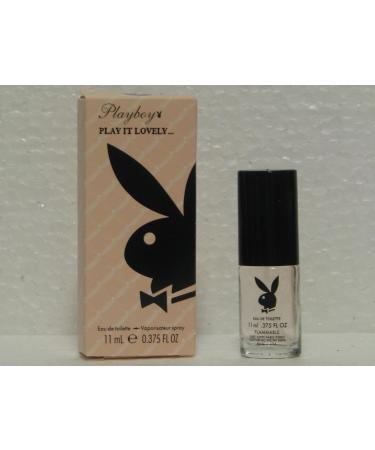 PLAYBOY PLAY IT LOVELY by Playboy EDT SPRAY 0.375 OZ MINI