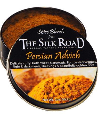 Persian Advieh Spice Blend from The Silk Road Restaurant & Market (2oz), No Salt | All Natural Persian Spice Seasoning | Vegan | Gluten Free Ingredients | NON-GMO | No Preservatives Persian Advieh 2 Ounce (Pack of 1)