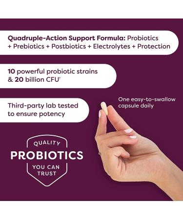 Probulin Total Care Probiotic, Prebiotic & Postbiotic with Elderberry - 20 Billion CFU, 30 Capsules - Buy Online on GoSupps.com
