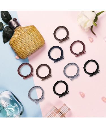 Braided Hair Ties - 20 Pieces Cotton Stylish Elastic Ponytail Holders for Women & Girls | Best International Shipping - Buy Online on GoSupps.com
