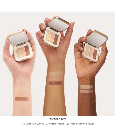 jane iredale PurePressed Eye Shadow Triple in Sweet Spot - Highly Pigmented Mineral Based Formula | Long Lasting & Crease Resistant | Safe for Sensitive Eyes - Buy Online on GoSupps.com