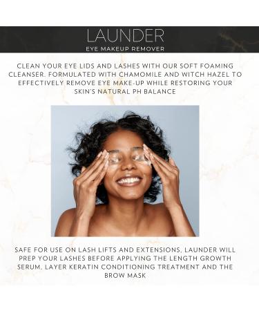 Sarah Maxwell Beauty LAUNDER Lash + Lid Cleanser | Vegan Cruelty-Free Clean Beauty Treatment (1.7 fl oz | 50 mL) - International Shipping Available - Buy Online on GoSupps.com