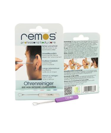 REMOS Stainless Steel Ear Wax Remover - Easy Earwax Removal Tool 7cm-23.4 Violet - Buy Online on GoSupps.com