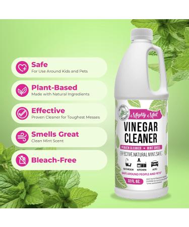 Mighty Mint Vinegar Cleaner - Non-Toxic All-Purpose Cleaner for Household Surfaces | Natural Mint Scent | 32 oz - Eco-Friendly Shipping Worldwide - Buy Online on GoSupps.com