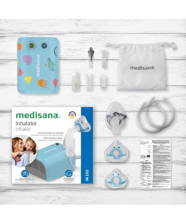 Medisana 155 Inhaler - Compressor Nebulizer for Adults & Children | Asthma & Cold Relief with Accessories - Buy Online on GoSupps.com