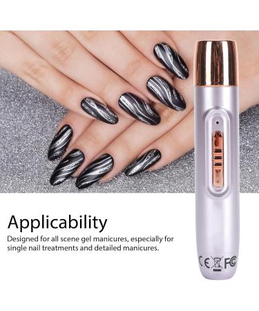 Mini Ultraviolet Nail Lamp Portable Handheld Cordless Nail Dryer USB Rechargeable Small Nail Lamp Portable Gel LED UV Nail Lamp for Nails for Gel Nail DIY Manicure Nail Artv Light Purple - Buy Online on GoSupps.com