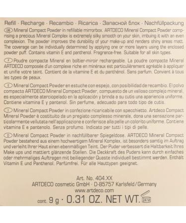 Artdeco Mineral Compact Powder with Refillable Case 10 Basic Beige 9 g 10 Basic Beige - Buy Online on GoSupps.com