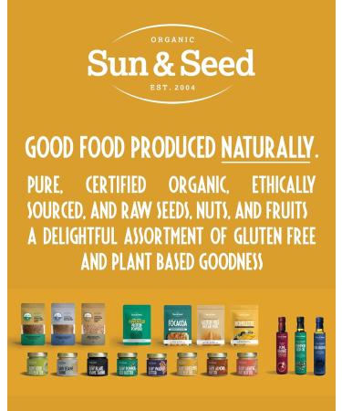 Sun & Seed Organic Raw Black Sesame Tahini - 200g | 100% Whole Black Sesame Seeds | Vegan Gluten Dairy Soy Free - Buy Online on GoSupps.com