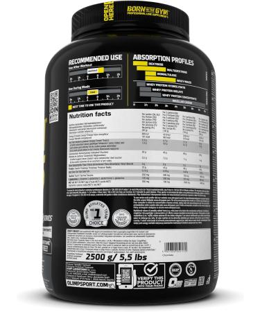 Olimp Sport Nutrition Profi Mass - Chocolate Weight Gain Supplement 2.5 kg (1 Pack) | International Shipping Available - Buy Online on GoSupps.com