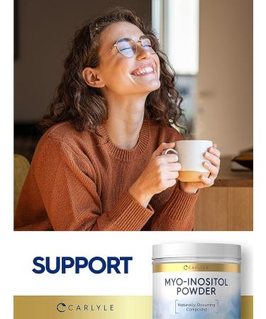 Carlyle Myo-Inositol Powder Supplement - 1.5 lbs - Vegetarian, Non-GMO, Gluten Free - Buy Online on GoSupps.com