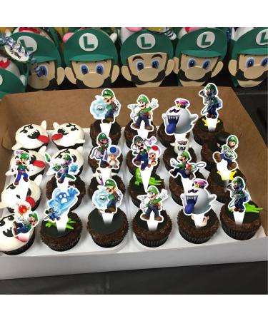37 Pcs Luigi Mansion Cake Topper and Cupcake Toppers Set Luigi Mansion Birthday Party Supplies for Luigi Mansion Birthday Decorations - Buy Online on GoSupps.com
