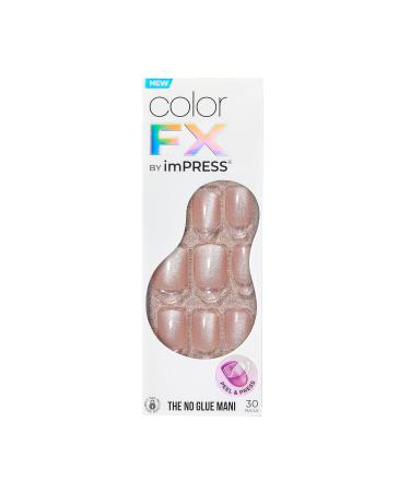 KISS imPRESS No Glue Mani Press-On Nails | Starstruck Medium Neutral Squoval | 30 Nails + Prep Pad & Tools | Shop Internationally - Buy Online on GoSupps.com