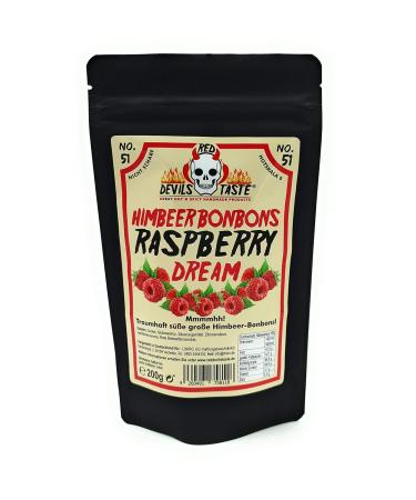 Buy Raspberry Candy Raspberry Dream - 200g ZIP Bag | Sweet & Fiery Treats - International Shipping Available - Buy Online on GoSupps.com