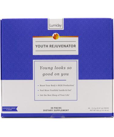 Lumiday Youth Rejuvenator - HGH Booster & Mood Enhancer for Women | Sleep Support | Lavender Lemon Flavor - Buy Online on GoSupps.com