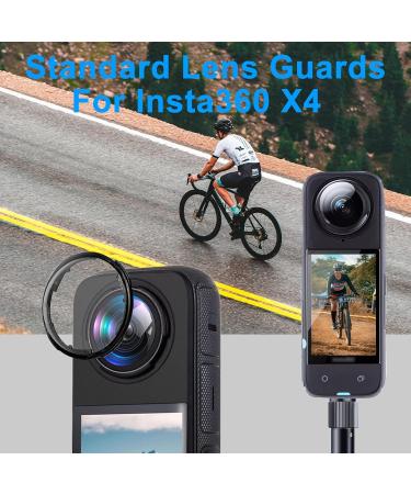 Higatful Insta 360 X4 Tempered Glass Lens Protector | 10H Hardness | Clear Lens Cover for Insta360 X4 Accessories - Buy Online on GoSupps.com