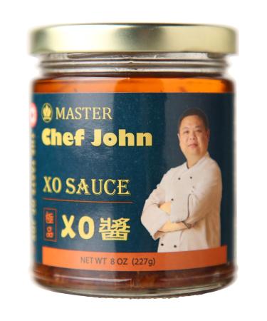 Master Chef John Exquisite XO Sauce, Loaded with Umami Flavors of Dried Scallops & Shrimps, All Natural Umami XO Sauce, No Flavor Enhancers, Excellent Addition to Any Dish, 8 OZ, Made in Canada. XO Sauce 8 Ounce (Pack of 1)