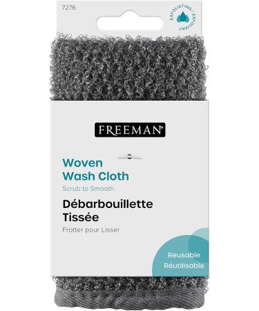 Freeman Exfoliating Woven Wash Cloth - 24 Count - Deep Cleansing for Bath & Shower - Removes Dead Skin, Dirt & Impurities - Self-Tanner Removal & Prep - Men & Women - Buy Online on GoSupps.com