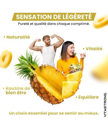 Brom la ne Drainante Forte Vitastrong Compl ment de Brom la ne 5000 GDU V gan Qualit Sup rieure 270 Comprim s Formule Complexe base de Centella Asiatica de Pissenlit et de M lilot - Buy Online on GoSupps.com