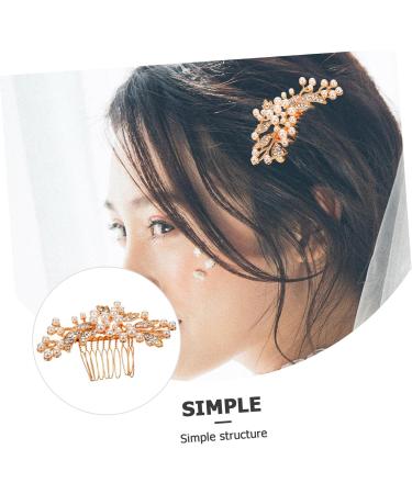 DOITOOL Hair Side Comb Wedding Bridal Hair Comb Hair Comb Clip Hair Accessories for Women Wedding Hair Accessories Hair Comb for Women Tiara Rhinestones Hairpin Silver Miss - Buy Online on GoSupps.com