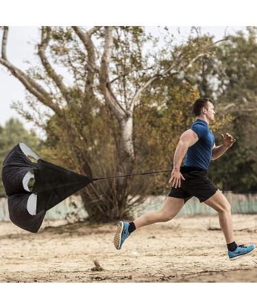 Tuimiyisou 56 Speed Chute Resistance Parachute for Running & Sports Maximize Acceleration and Speed - Buy Online on GoSupps.com