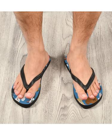 Mnsruu Flip-Flops for Puppies & Dogs - Stylish Slippers for Pugs Dachshunds & More | Travel Spa & Home | XL Sizes for Men & Women - Buy Online on GoSupps.com