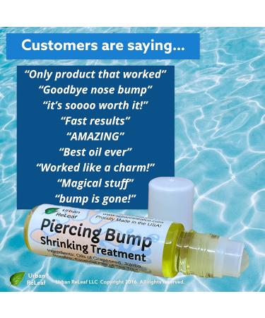Urban ReLeaf Piercing Bump Treatment with Roller-Ball Applicator - 100% Natural, Gentle Care for Scars, Nodules, Cartilage, Nose, Ear Spots - Buy Online on GoSupps.com