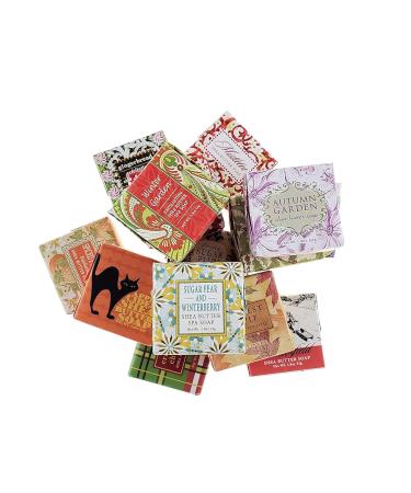 Greenwich Bay Trading Co. 2oz Soap Sampler Set - 12 Assorted Scents with Shea Butter, Cocoa Butter, Essential Oils & Natural Exfoliants - Pack of 12 - Buy Online on GoSupps.com