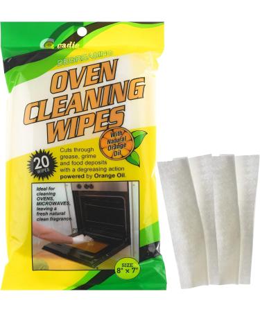 Degreasing Oven Cleaning Wipes - 20 Wipes | Powerful Grease Removal for Kitchen | International Shipping Available - Buy Online on GoSupps.com