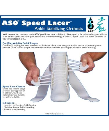 Buy ASO Speed Lacer Ankle Stabilizer - XX-Small Black | International Shipping Available - Buy Online on GoSupps.com