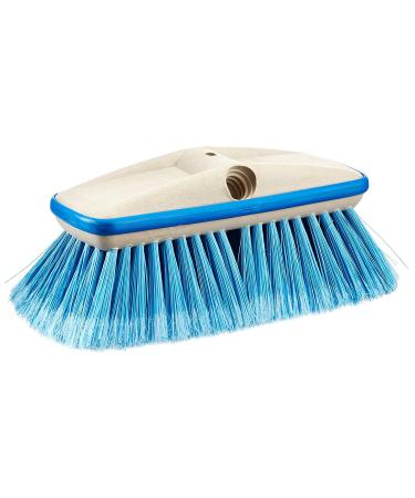 STAR BRITE Premium Medium Wash 8" Brush Head W/Bumper - Dual Connections Fit Either Standard 3/4" Threaded Poles or Extend-A-Brush Handles (Medium) (Blue) (040162) Deluxe 8" Brush Medium - Buy Online on GoSupps.com