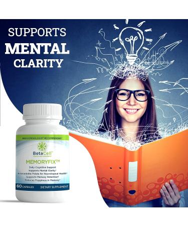 Memoryfix Nootropic Brain Supplement - 60 Capsules for Focus, Memory, and Brain Health - Buy Online on GoSupps.com