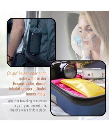 Pulox IN-200 VAPO Portable Nebulizer - Durable Inhalation Device for Kids & Adults | Relief for Colds & Asthma - International Shipping Available - Buy Online on GoSupps.com