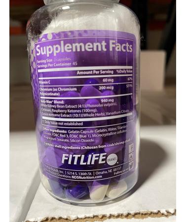 NDS Nutrition Keto-Max: Chromium Dietary Supplement for Carb & Fat Blocking - Stimulant Free Fat Burner for a Toned Body - 90 Capsules - Buy Online on GoSupps.com