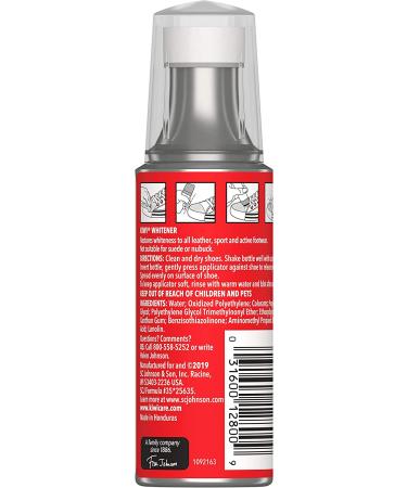 KIWI Shoe Whitener - 4 Fl Oz | For Leather, Vinyl, Canvas & More | Includes Sponge Applicator - Buy Online on GoSupps.com