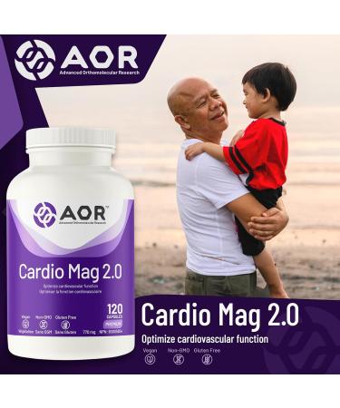 AOR - Cardio Mag 2.0 770mg 120 Capusles - Magnesium Orotate for Cardio Heart Health Blood Bressure Support Supplement & Cardiovascular Supplement - Orotic acid & Elemental Magnesium for Heart Health - Buy Online on GoSupps.com