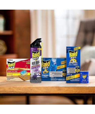 Raid Max Bed Bug Crack & Crevice Foaming Spray - 17.5 oz | Extended 8-Week Protection on Laminated Surfaces - Buy Online on GoSupps.com