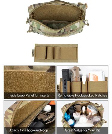OneTigris PLUS1S Dump Pouch | Tactical Fanny Pack for Vest & Chest Rig | Multicam - Buy Online on GoSupps.com