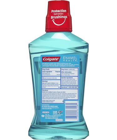 Colgate Enamel Health Anticavity Fluoride Mouthwash - Sparkling Fresh Mint - 16.9 oz | International Shipping Available - Buy Online on GoSupps.com