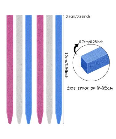 Pumice Stone Nail Care Set - 12-Piece Nail File and Cuticle Pusher Kit for Salon Quality Nail Buffing at Home - Buy Online on GoSupps.com