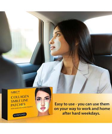 Smile Line Patches - Anti-Wrinkle Facial Strips - 5 Pairs - Moisturizing & Tightening - Laugh Lines Care - Face Tape for Wrinkles - 2022 Formula - Buy Online on GoSupps.com