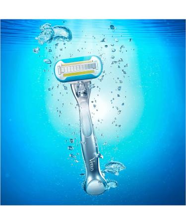 Gillette Venus Extra Smooth Women's Razor + 1 Razor Blade Refill & Travel Case Gift Set Ideas for Her/Mum Platinum - Buy Online on GoSupps.com