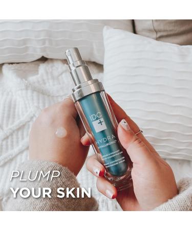 IDC Dermo Hydra Hyaluronic Moisturizing Serum - Anti-Aging Hydration for Face Eyes & Neck | 1 fl oz Hyaluronic Acid Moisturizer - Buy Online on GoSupps.com