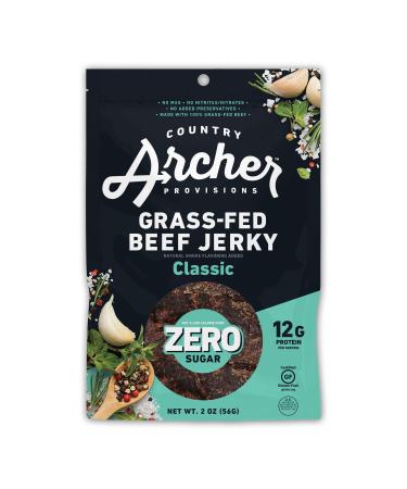 Country Archer Jerky Grass-Fed Beef Jerky Classic 2 oz (56 g) - Buy Online on GoSupps.com