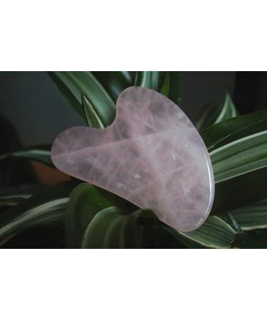 Rose Quartz Gua Sha Facial Tool for Toning Anti-Aging & Skin Tightening - Shop Now - Buy Online on GoSupps.com