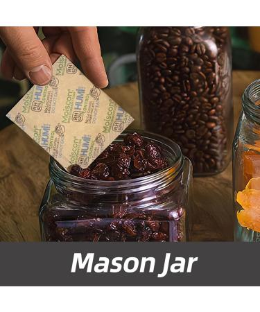 WISESOR 60-Pack Two-Way Moisture Control Packs | 62% RH 8g for 28ml Herbs Storage - Keep Your Herbs Fresh! - Buy Online on GoSupps.com