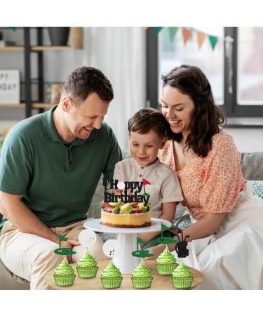 Golf Cake Toppers for Men - 13 Pieces Golf Happy Birthday Party Decorations with Golf Cake Topper Cupcake Topper for Men Sports Theme Golf Birthday Party Supplies - Buy Online on GoSupps.com