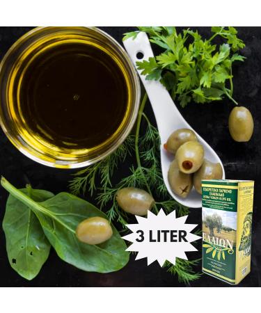  Trinovi.com Trinovi Elmar Premium Extra Virgin Olive Oil 3 Litre Cold Pressed Direct from Greece Special Process Tin - Buy Online on GoSupps.com