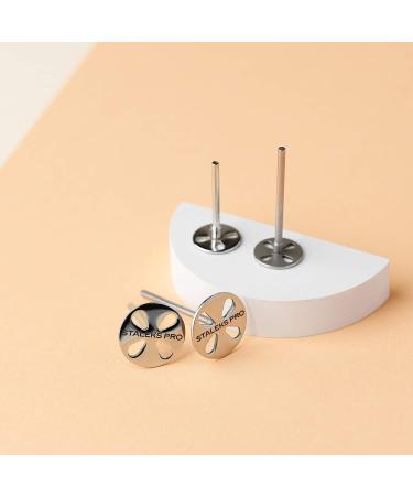 STALEKS Pododisc 10 mm Pedicure + 5 White File Refills 180 grit Professional Stainless Steel (PDset-10) Manicure Pedicure Salon use Drill bit - Buy Online on GoSupps.com